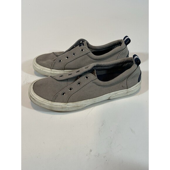 Sperry STS85103 Shoes Womens 8 M Gray Casual Sneakers Canvas - Picture 2 of 10